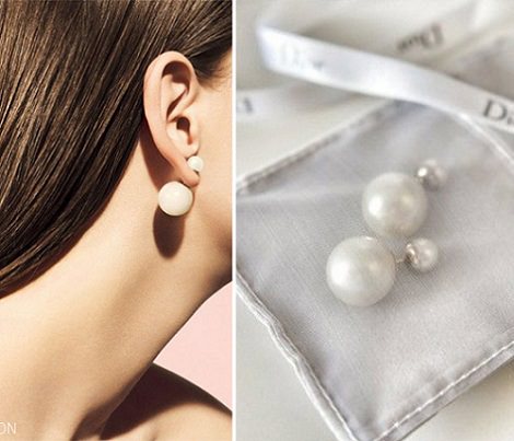 tonto escapar Senador Aprende a hacer unos pendientes con doble perla inspirados en Dior