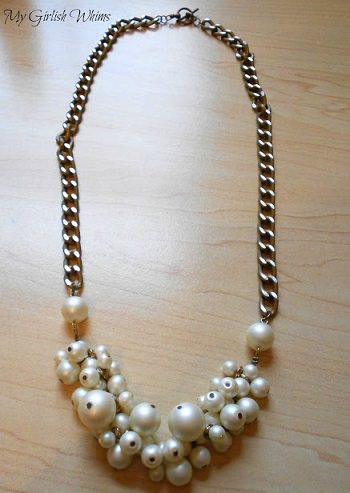 como hacer un collar de perlas